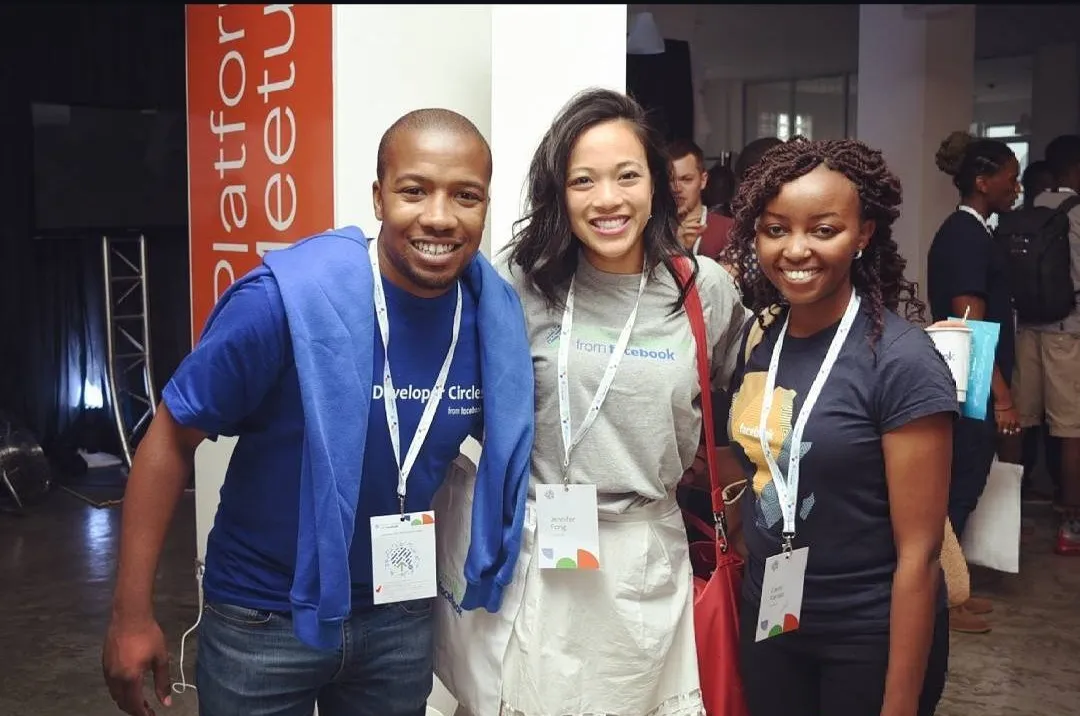With Jennifer Fong, Developer Circles Global Community Manager, at a platform meetup